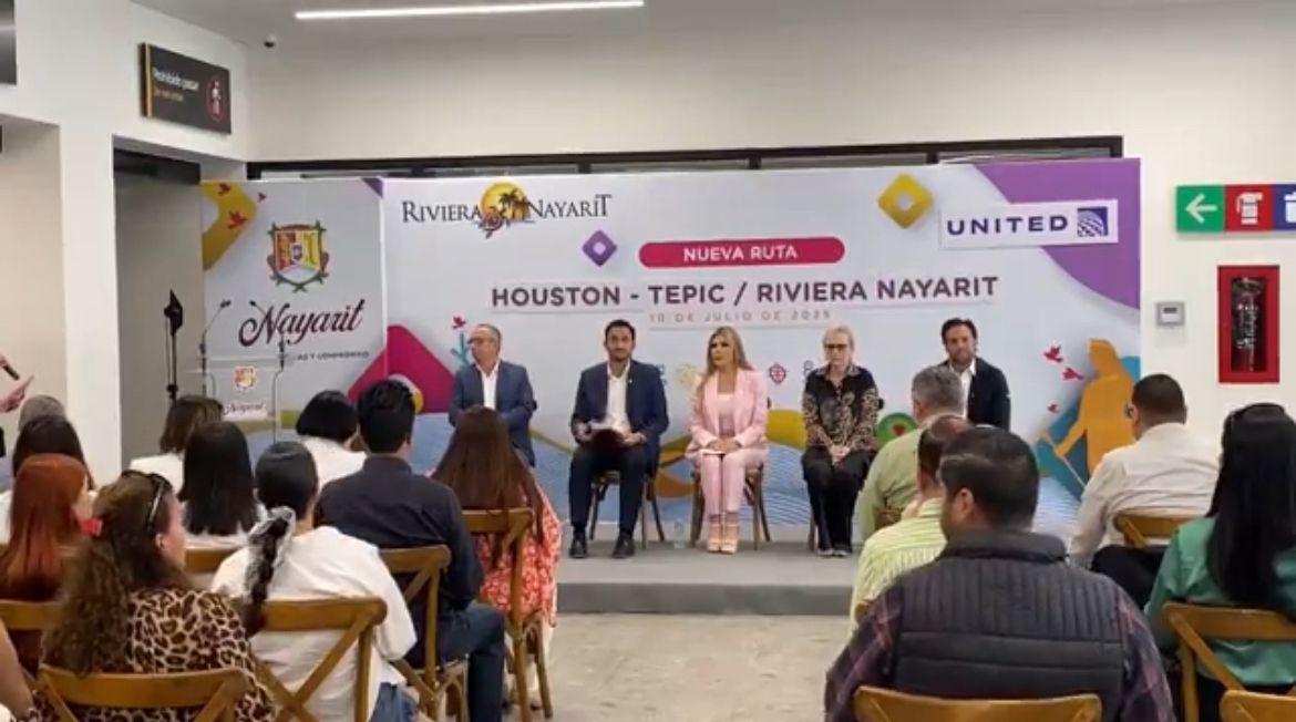 Anuncian nueva ruta Houston – Tepic, inicia en diciembre