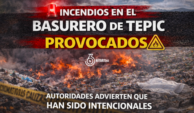 Refuerzan medidas para evitar incendios en el basurero de Tepic